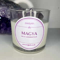Magya - Vela Aromática Vanilla + Ametista