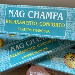 Incenso Lavanda Francesa- Nag Champa - Relaxamento e Conforto - comprar online