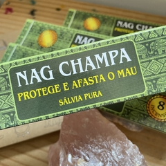 Incenso Sálvia - Nag Champa - Proteção Energética