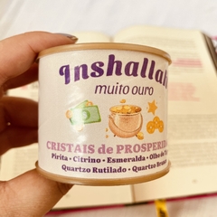 Kit Prosperidade - Inshallah muito Ouro - Ametysta - Cristais Naturais e Produtos Místicos 