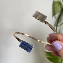 Bracelete de Cianita Azul com Selenita - Limpeza e Proteção Energética na internet