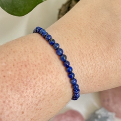 Pulseira de Lapis Lazuli - Paz e Espiritualidade - Esfera - comprar online