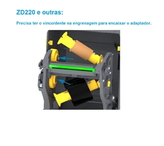 Adaptador de Tubete para Ribbon 1" Impressora Zebra ZD220 / ZD230 na internet