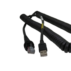 Cabo USB para Leitor Honeywell Voyager Espiral PN CBL-500-500-C00