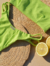 Biquíni Top Texturizado Com Argola Acrílica e Tiras na Calcinha Ayla | Verde Citrico - comprar online