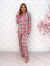 Pijama Xadrez Adulto | Azul e Pink na internet