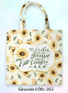 Ecobag Girassol 40x40 cm