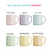 Taza Workat Colores Pasteles Surtidos - 36 Unidades - comprar online