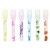 Tenedor Sublimable Colores Pasteles Surtidos x36