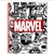 MARVEL (BLANCO Y NEGRO) CUADERNO ANILLADO GRANDE TAPA BLANDA MOOVING