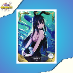 Card Waifu Mai Sakurajima Bunny Girl Senpai Foil NS-10R-04 Goddess Story