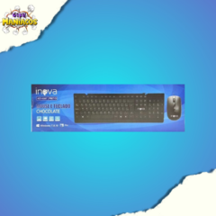 Kit Teclado E Mouse Inova Key-8387 Cabo 1,5m Usb 1200dpi