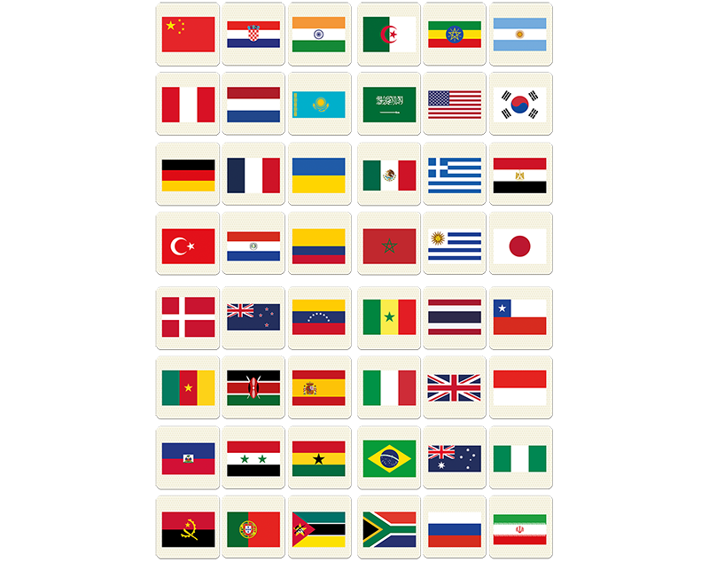 Bandeiras dos países