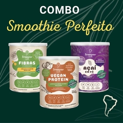 COMBO SMOOTHIE PERFEITO - Vegan Protein + Açaí em pó + Fibras