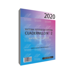 Psicología - Cátedra Curone Cuaderno N° 1 - Ed. 2024 - comprar online