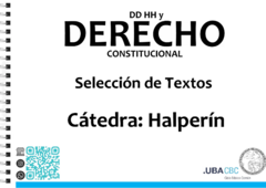 DD HH Y DERECHO CONSTITUCIONAL - CÁTEDRA: HALPERIN