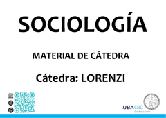 Sociología (14) - Lorenzi -