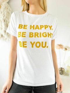 Remera Be Happy - tienda online