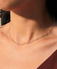 Choker Elos Coração M c/ Extensor