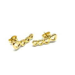 Brinco Earcuff Coração Vazado - comprar online