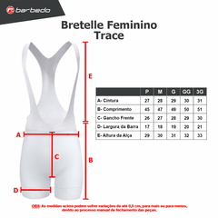 Imagem do BRETELLE FEMININO TRACE PRETO BARBEDO