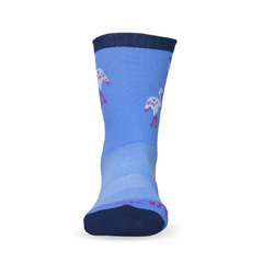 MEIA SKIN SPORT FLAMINGO AZUL/ROSA TAM 35/39 - comprar online