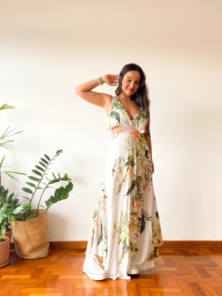 Vestido longo cheap da farm