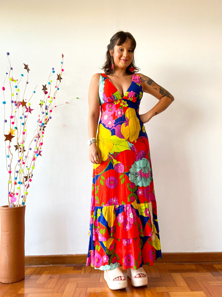 Vestido de chita comprar sales