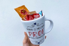 Caneca café "para o melhor Prof. Do mundo!"