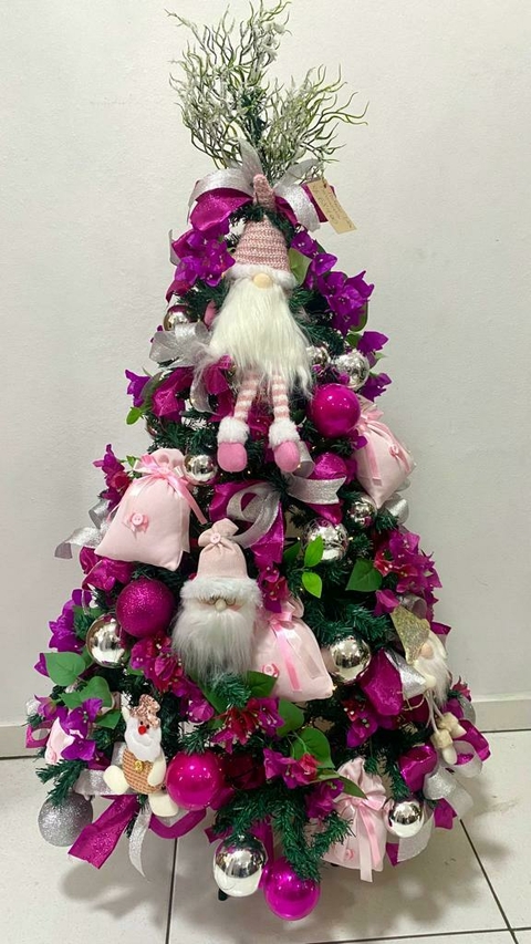 ÁRVORE NATAL ROSA 1,80 M - Ditlanta distribuidora