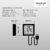 Termostato Smart IR p/ aire acondicionado con pantalla Táctil WiFi - Negro - comprar online