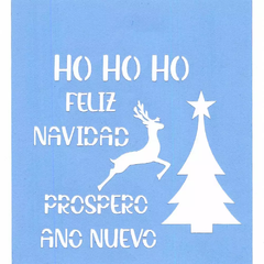 Stencil Joia 15 X 15CM - QD -395 Árvore de Natal