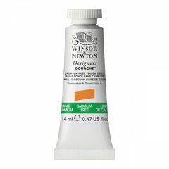 Guache Winsor & Newton Designers 14ml S4 Cadmium Free Yellow Deep