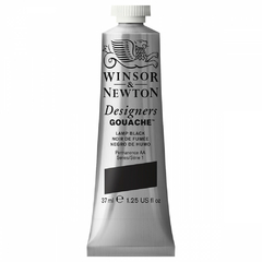 Guache Winsor & Newton Designers 37ml S1 337 Lamp Black