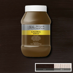 Tinta Acrílica Winsor & Newton Galeria 1Litro 076 Burnt Umber - comprar online