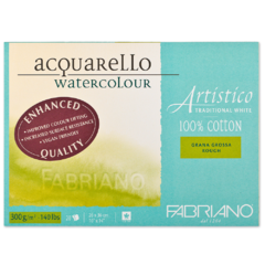 Bloco Artístico Fabriano VF GG 300g/m² 26x36cm 20Fls