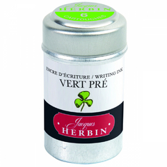 Tinta em Cartucho p/ Caneta Tinteiro Herbin Vert Pre