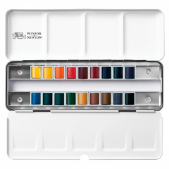 Aquarela Winsor & Newton Pastilha Profissional 18 Cores