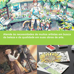 Aquarela Kuretake Gansai Tambi Sap Green - loja online