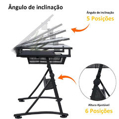 Mesa de Desenho Sinoart Board Glass na internet