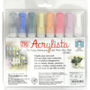 Marcador Zig Acrylista PAC-50/8VD Estojo C/8 Baby Cores