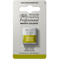 Tinta Aquarela Winsor & Newton Profissional Pastilha S1 447 Olive Green