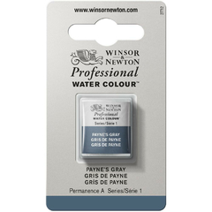 Tinta Aquarela Winsor & Newton Profissional Pastilha S1 465 Payne's Gray