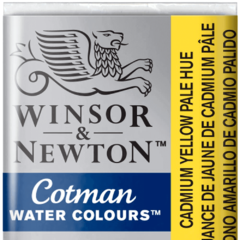 Aquarela Cotman Pastilha Cadmium Yellow Pale 119 - Hue Winsor & Newton