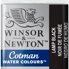 Aquarela Cotman Pastilha Lamp Black 337 - Winsor & Newton