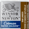 Aquarela Cotman Pastilha Raw Umber 554 - Winsor & Newton