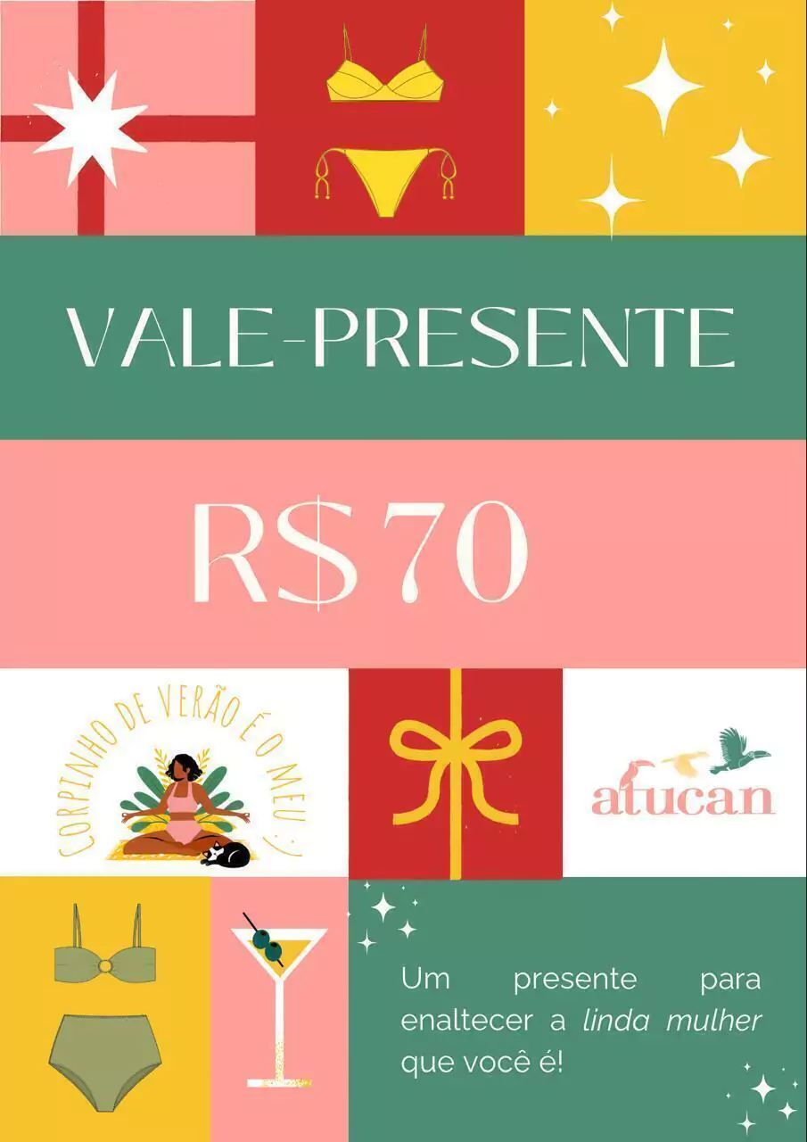 Vale Presente - r$70,00