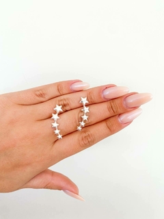 Brinco Ear Cuff Estrelas