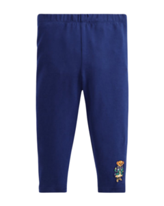 Calça Legging Azul Marinho Polo Bear RALPH LAUREN - Bebê Menina