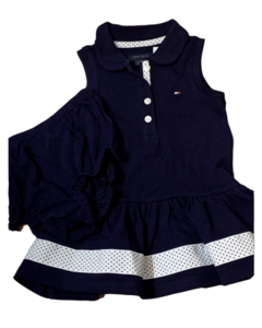 Vestido Polo Regata Azul Marinho TOMMY HILFIGER - Baby Girl (0 a 24 Meses)